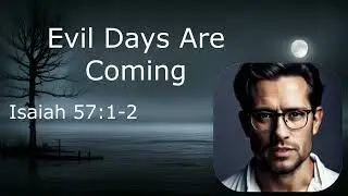 Evil Days Are Coming