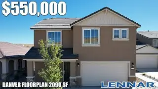 New Homes in Sparks NV | 2090 SF Danver | Foxstone at Five Ridges Lennar | Sparks Nevada Homes