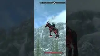 Летающая лошадь в Скайрим! 