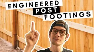Design LASTING Concrete Post Footings - By Professional Engineer