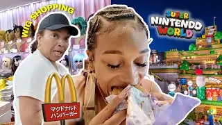 A WEEKEND IN OSAKA WITH MOM🇯🇵 | Wig Shopping, Den Den Town, Dotonbori & Universal Studios⭐️