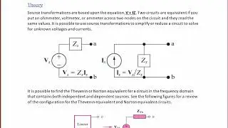 ECE204 Lecture 4-2a: AC Circuit Analysis - Source Transformations, Thevenin and Norton Equivalents