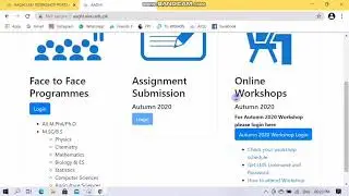 Mark your Attendance on AIOU Workshops | Autumn Workshops 2020 |  AIOU Workshops 2020