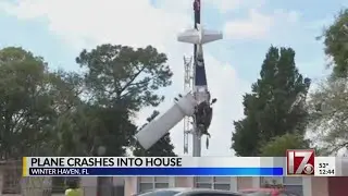 1 dead after plane nose-dives into Florida home