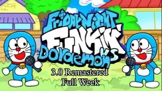 Friday Night Funkin' Vs Doraemon 3.0 Remastered FULL WEEK(FNF Horror Mod)
