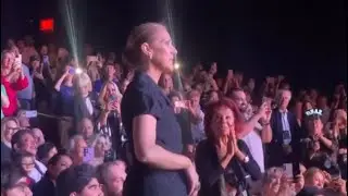Celine in Las Vegas tonight.