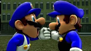 SMG3 PUNCHES SMG4's FACE