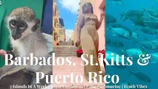 ATLANTIS SUBMARINE RIDE IN BARBADOS | PARTY BUS IN ST KITTS | EXPLORING OLD SAN JUAN, PUERTO RICO