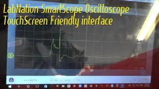 LabNation SmartScope   Secondary ignition wave form with oscilloscope