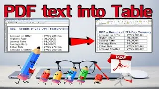 Convert PDF Text into Table in MS Word | Simple Fiverr Data Entry Earning Tips and Tricks