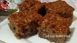 Posna torta so jabolko & Fasting cake with apple.