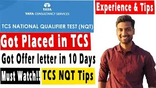 🔴 TCS NQT Placement Experience| TCS NQT 2021 | TCS NQT Experience
