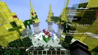 SERVIDOR DE MINECRAFT CON SKYBLOCK 1.8 - 1.12 NO PREMIUM | ACTUALIZACION DE NAVIDAD Y NUEVAS COSAS!!