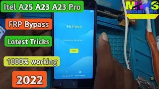 Itel A25 (L5002) FRP Bypass Latest 2022 || Itel  A23 A23 pro A25 FRP Bypass