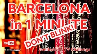 BARCELONA IN 1 MINUTE | CATALUNYA | DO NOT BLINK | TEAM LAOG