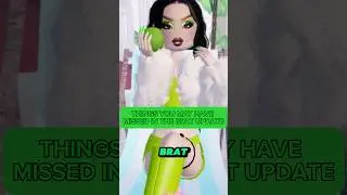 SECRETS YOU MAY HAVE MISSED IN THE BRAT UPDATE IN ROBLOX DRESS TO IMPRESS! #roblox #dresstoimpress