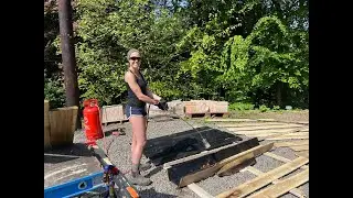 Attempting Shou sugi ban