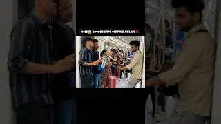 Singing Randomly In Metro Woth Guitar | girls Reactions @team_jhopdi_k #metrosinging #prank