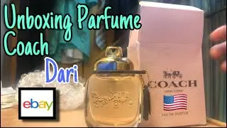 Unboxing parfume coach || minyak wangi coach dari ebay