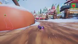 All-Star Fruit Racing: Time Attack Gold - Yellow Soft Fruit (Three Pistons)