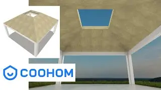Pavilion in Coohom | Pyramid Roof | Coohom Timelapse