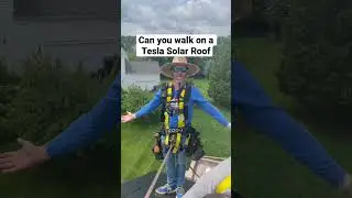 Can you walk on a Tesla Solar Roof Tile? 