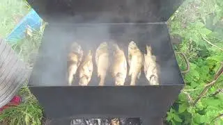 Коптильня из подручных средств