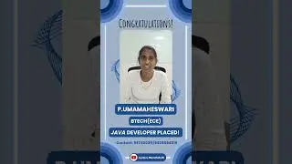 Student Successfully Placed | Java Full Stack Development | Jspiders Marathahalli | P umamaheswari