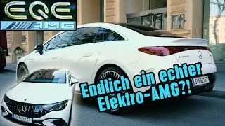 Mercedes-AMG EQE 43 - Taycan-Killer oder weichgespülte Luxus-Limo?! (4K UHD) | Cars & Cakes