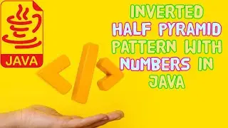 Inverted Half-Pyramid Pattern With Numbers In Java | #codecreatorskr #javaprogramming