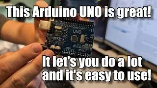 Arduino's are great and this Arduino Uno is easy to use! Watch a super simple tutorial.