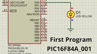 First Program PIC16F84A_001