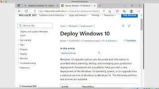 Windows 10 Deployment Tools