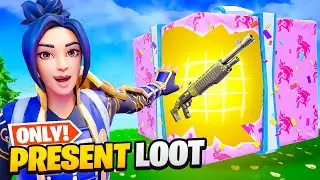 Fortnite But PRESENT LOOT *ONLY* Challenge! (Birthday Update)