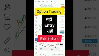 Option Trading सही Entry सही Exit कैसे जाने 🔥 #optiontrading #stockmarket #trading