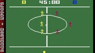 Intellivision - Soccer © 1979 Mattel - Gameplay
