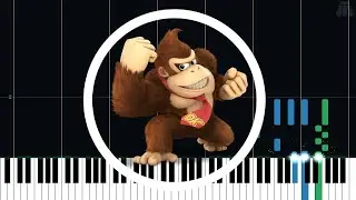 Triangle Trample! (Chunky Kong) - Donkey Kong 64 - Easy Piano Tutorial