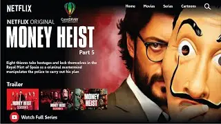 Web Template Design In CorelDraw step by step | UI Design Tutorial | Design 3 | Money Heist