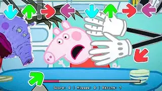 Peppa Pig Horror Story in Friday Night Funkin be like be like || Muddy Puddles Funkin PART 4