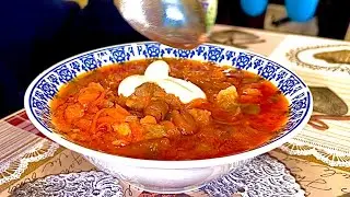 Борщ БЕЛОРУССКИЙ с толченой картошкой