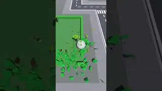 The Sixt update of the progress of my new hypercasual Godot game - animated humanoid added