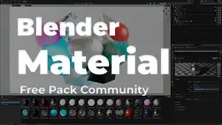 Blender FREE Material Pack Community [By Curtis Holt]