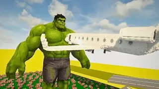 Plane Vs Hulk | Teardown Hindi Gameplay