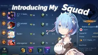 Introducing My Squad In Mobile legends 👥 - Ml Tiktok