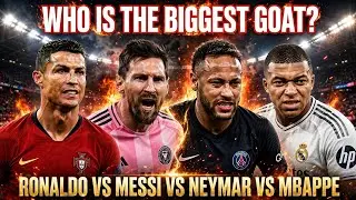 Battle Of 4 GOAT 🐐| ⚽ RONALDO VS MESSI VS NEYMAR VS MBAPPE ⚽ | 🔥VOTE FOR YOUR GOAT