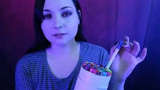 ASMR Drawing On Your Face ⭐ Soft Spoken and Ear to Ear Whispers