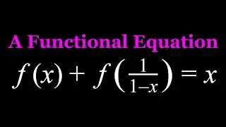 Solving a Rational Functional Equation