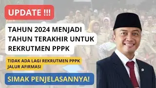 TIDAK ADA PENERIMAAN PPPK JALUR AFIRMASI