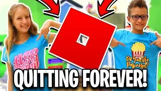 Why sis v bro are QUITTING ROBLOX FOR GOOD!! They are splitting up!