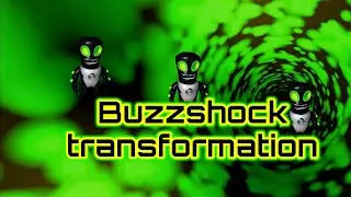 Ben10 ultimate alien Buzz shock transformation. ben10 buzzshock transformation. ben10. buzzshock.